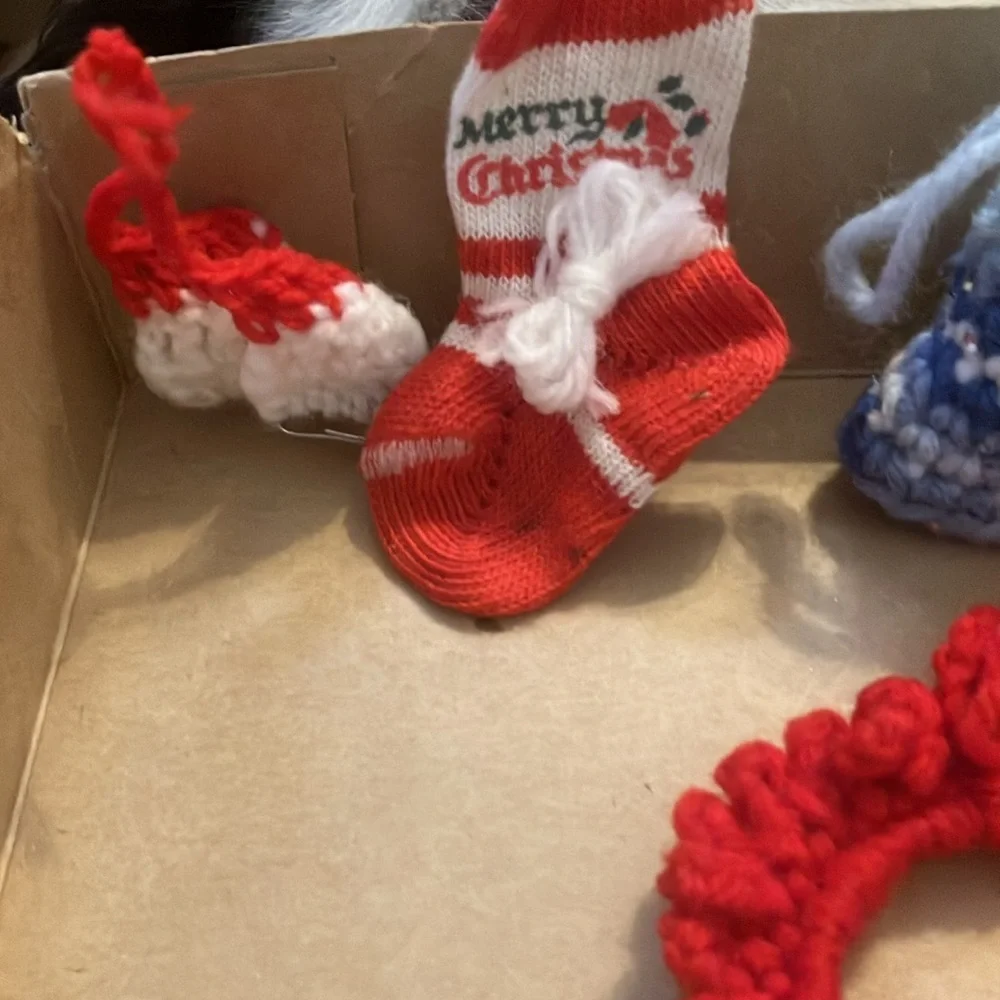 FINAL MARKDOWN Lot of handcrafted Christmas ornaments